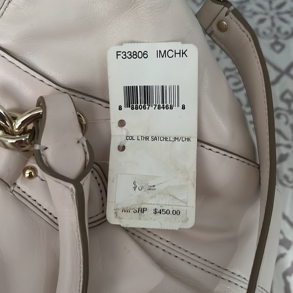 Pink Pearl Authentic Coach Satchel - Picture 7 of 8